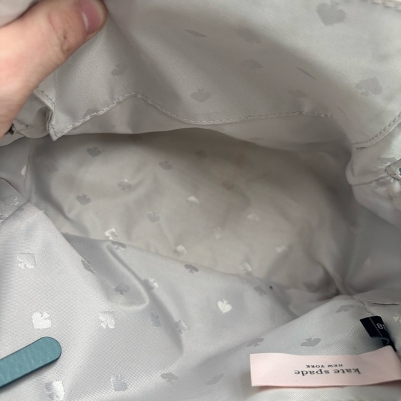 Kate Spade Women’s Sky Blue Leather Jackson Backpack - Picture 8 of 9